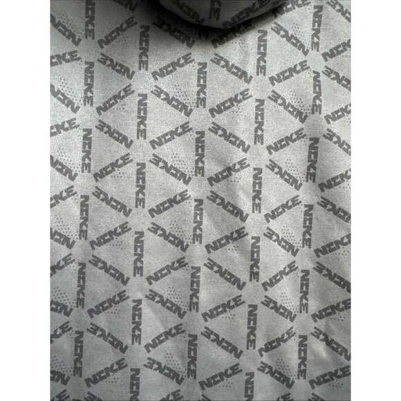 Nike Men's Beige Thermo Sz XL ALL Over Print Training Hoodie Pocket Sweatshirt - Picture 6 of 7